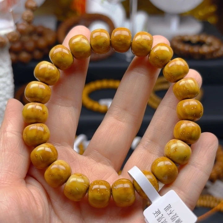 【闪购商品】菩提等**下紫金鼠花皮大老型手串