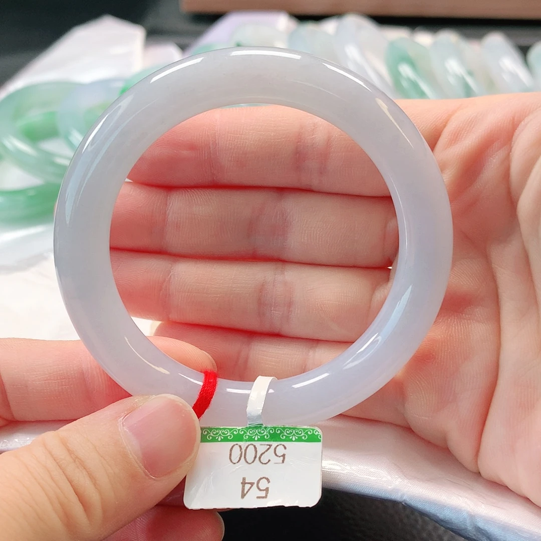 翡翠未镶嵌手镯缅甸A货翡翠手镯