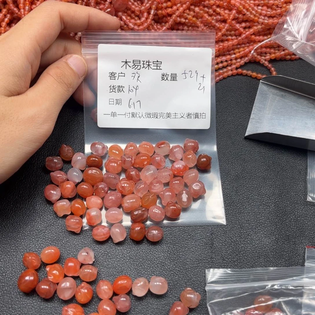 南红玛瑙串未镶嵌歡****