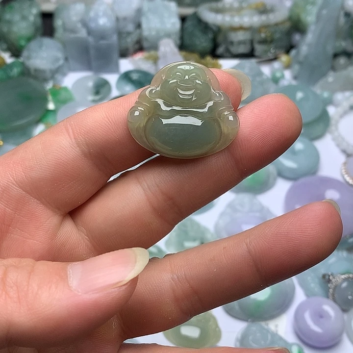 翡翠未镶嵌颈饰天然翡翠