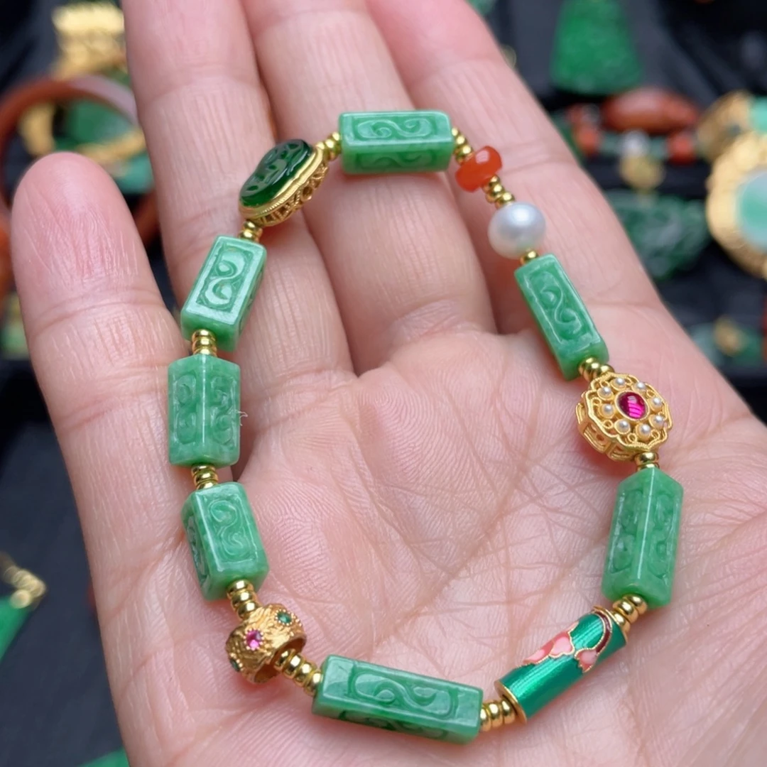 翡翠未镶嵌手链翡翠