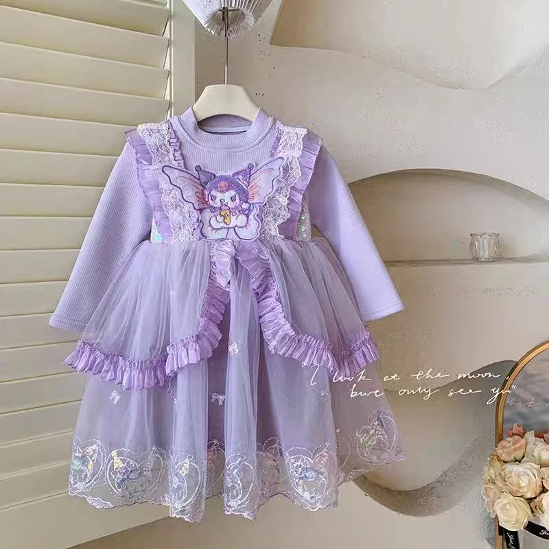 0085【甜汐-库洛米洛丽塔】新款女童公主裙儿童女宝