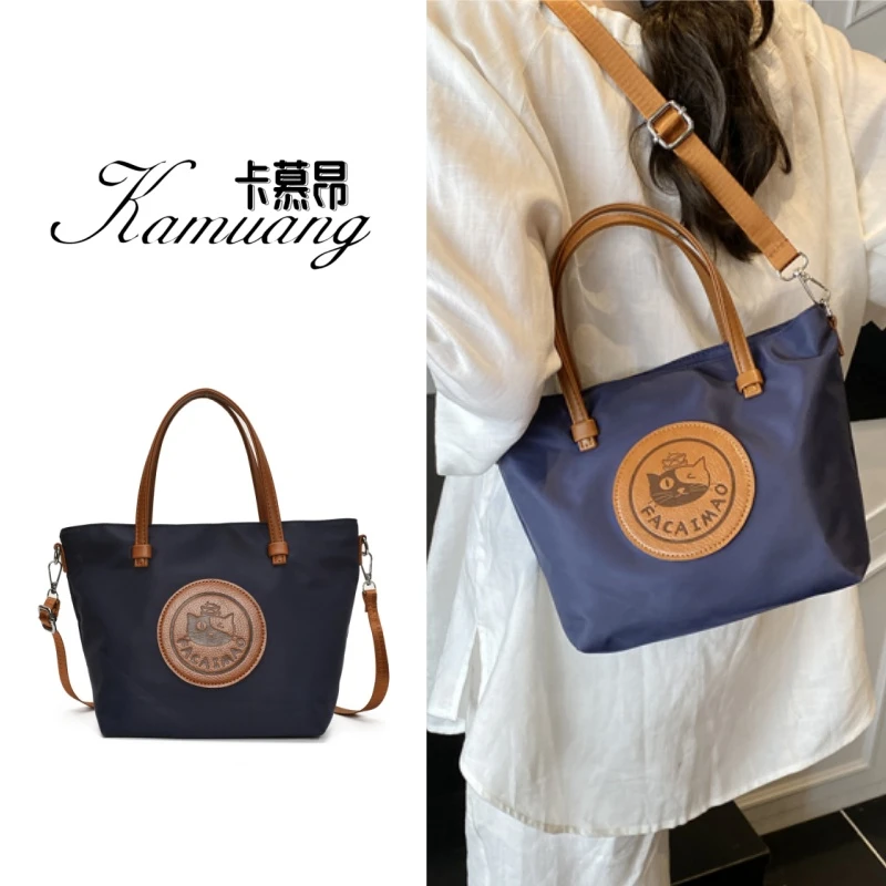 2025春夏女士新款轻便手提包时尚休闲简约斜挎包小众百搭单肩包包