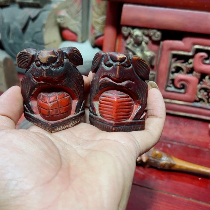 奔***云木木雕工艺品摆件