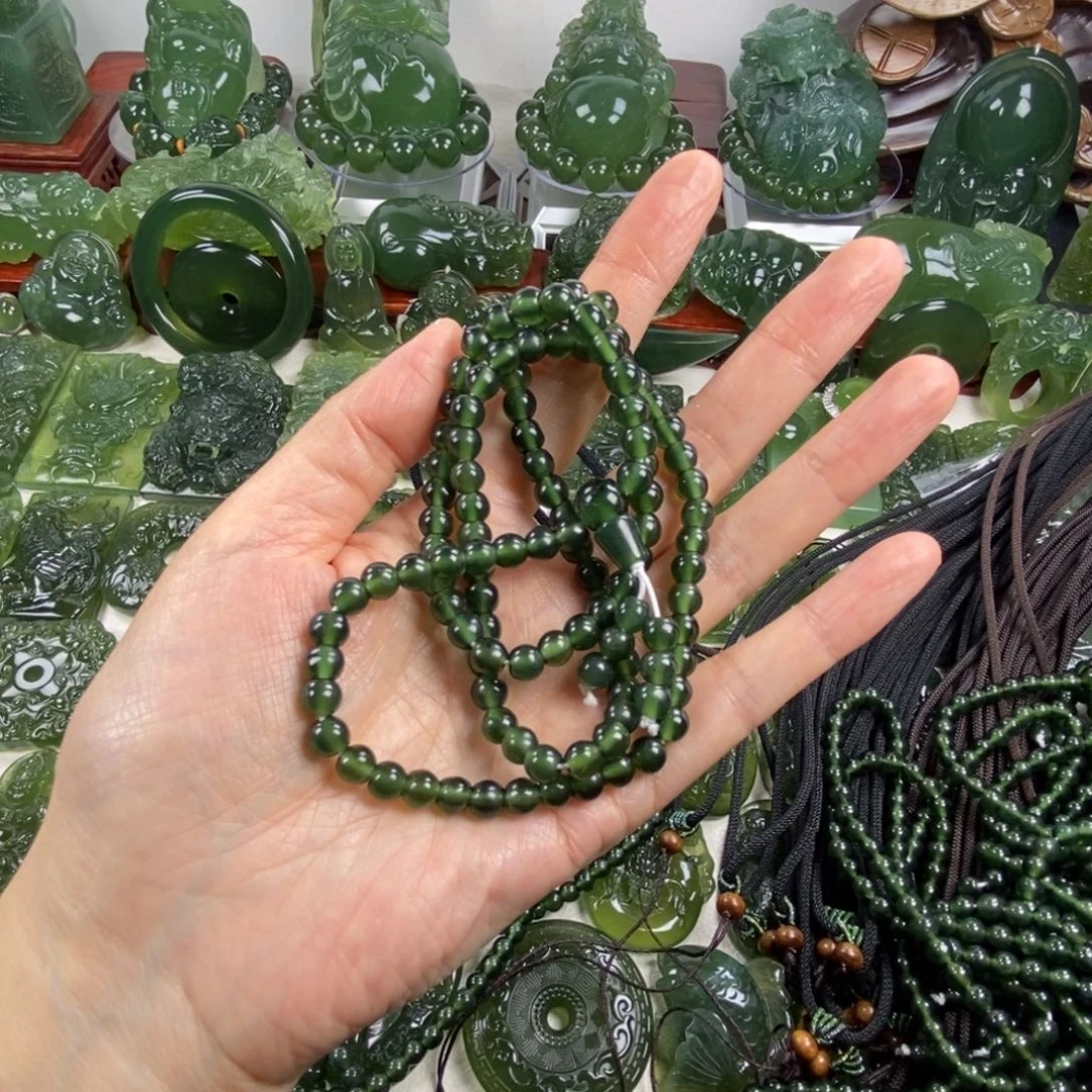 天***1岫玉未镶嵌链子链子