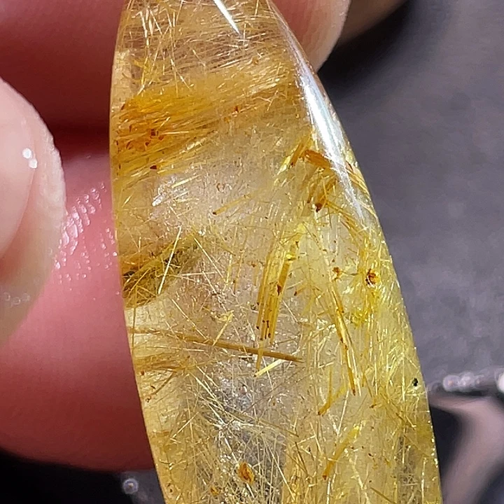 新***统颈饰未镶嵌发晶钛