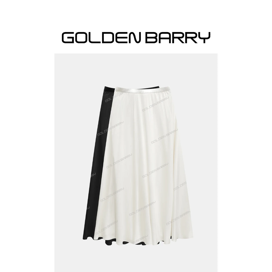 GOLDENBARRY|310193优雅长款百褶裙