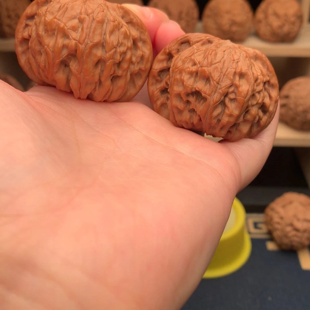 把件文玩核桃咕***噜磨盘43