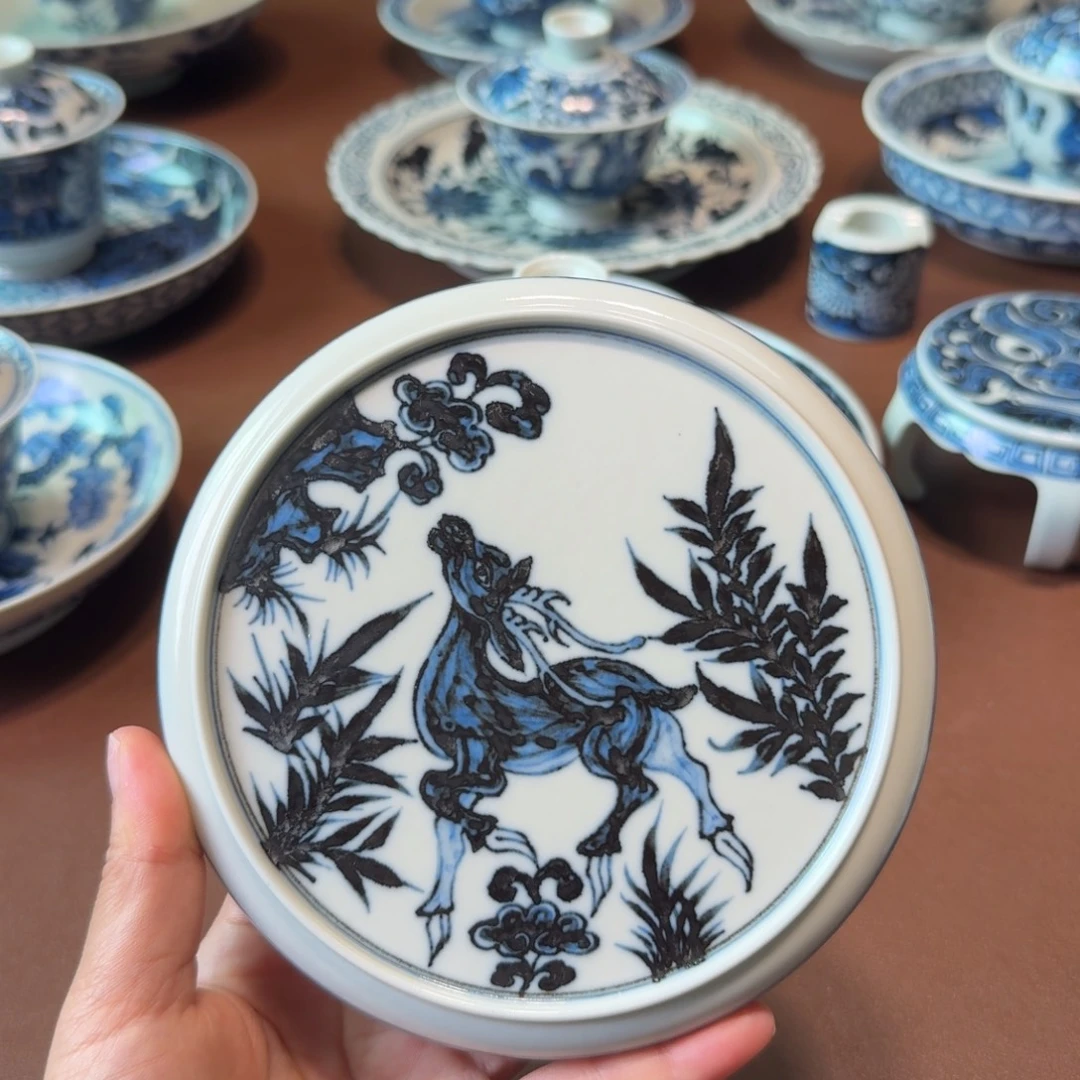 手工手绘茶具微瑕