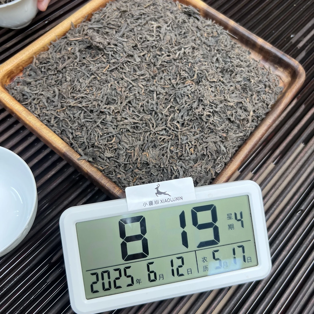 枣甜香六堡茶 小鹿收茶 广西黑茶 六堡茶 6月12