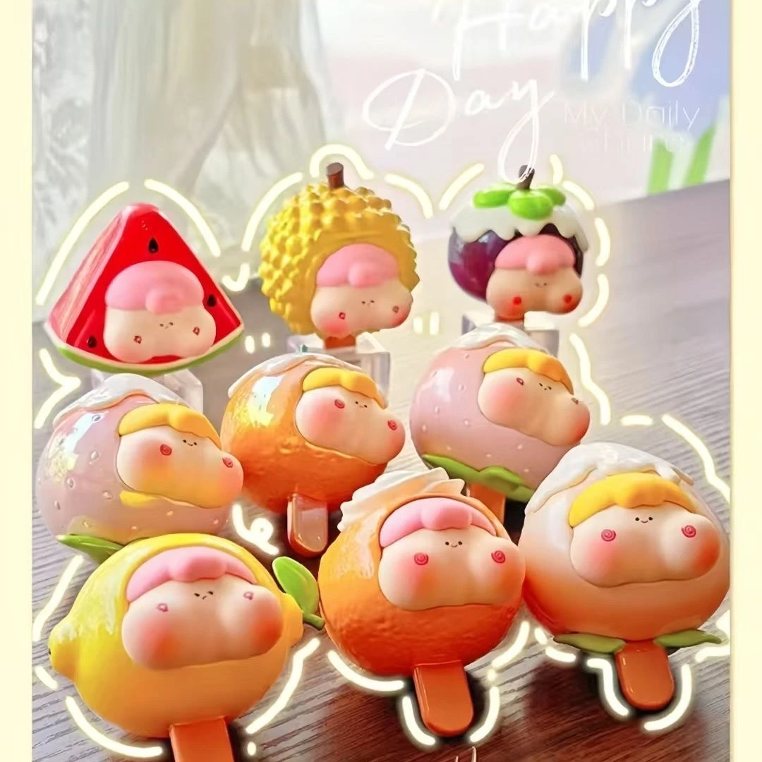 【拆盒】屁宝果冰乐系列潮玩盲盒萌粒玩具摆件（尾编加加乐）