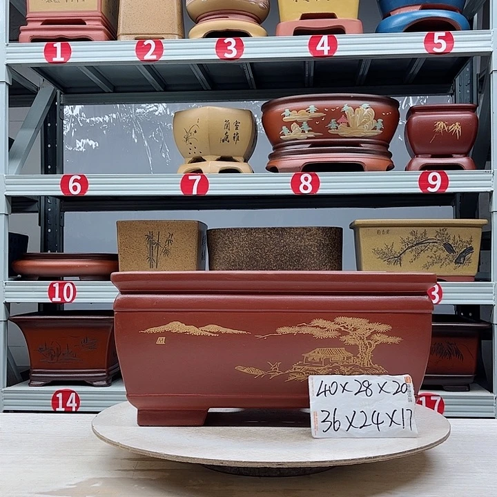 紫砂花盆紫砂花盆