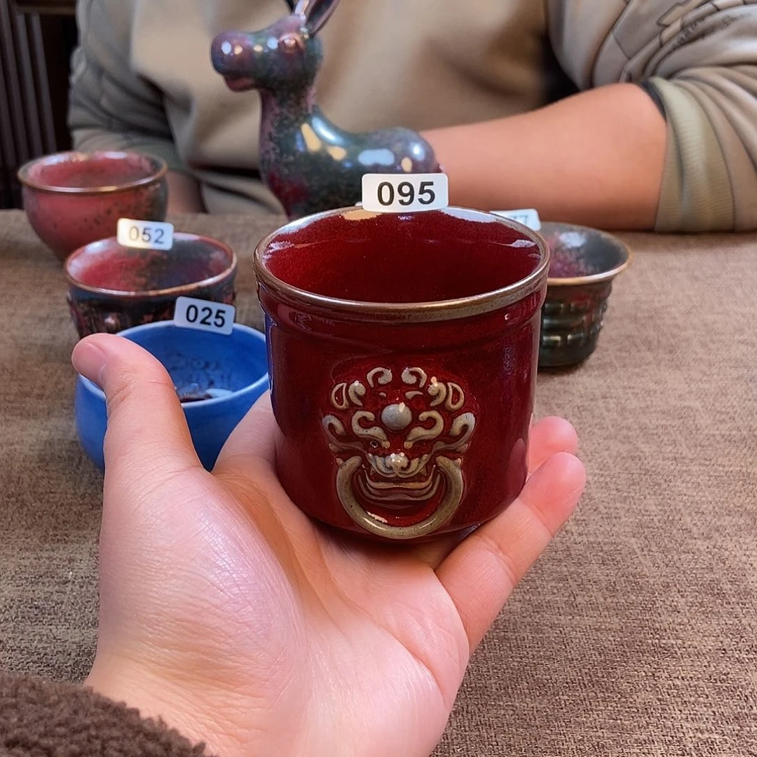 瓷片钧瓷主人杯杯