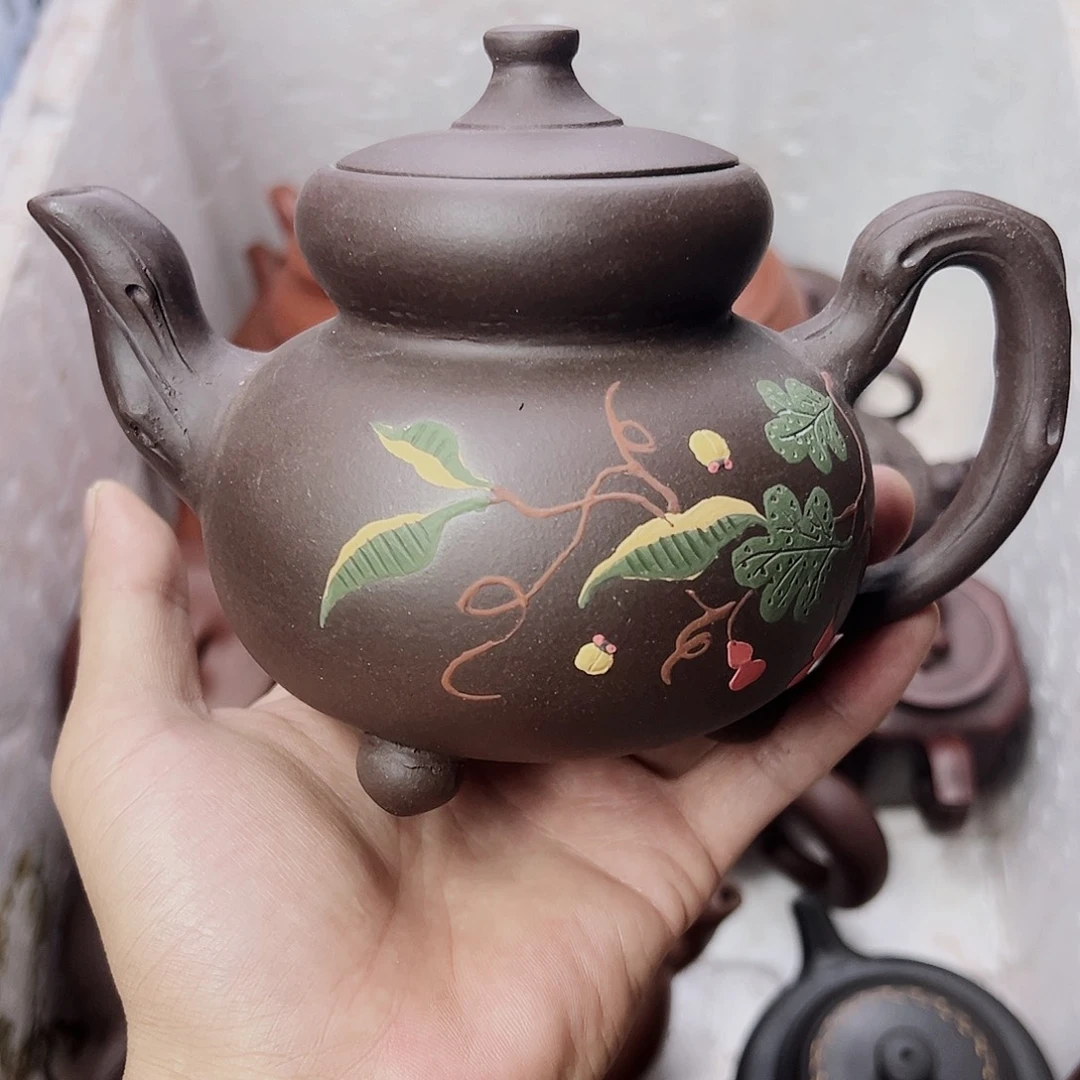 茶壶紫砂宜兴原矿紫砂壶450毫升97
