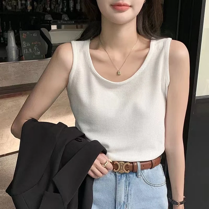 女士夏季新款内搭修身吊带背心亲子B0907