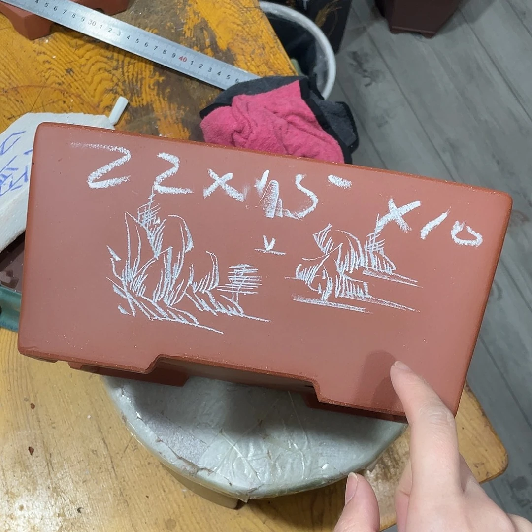 紫砂天心紫砂手工花盆