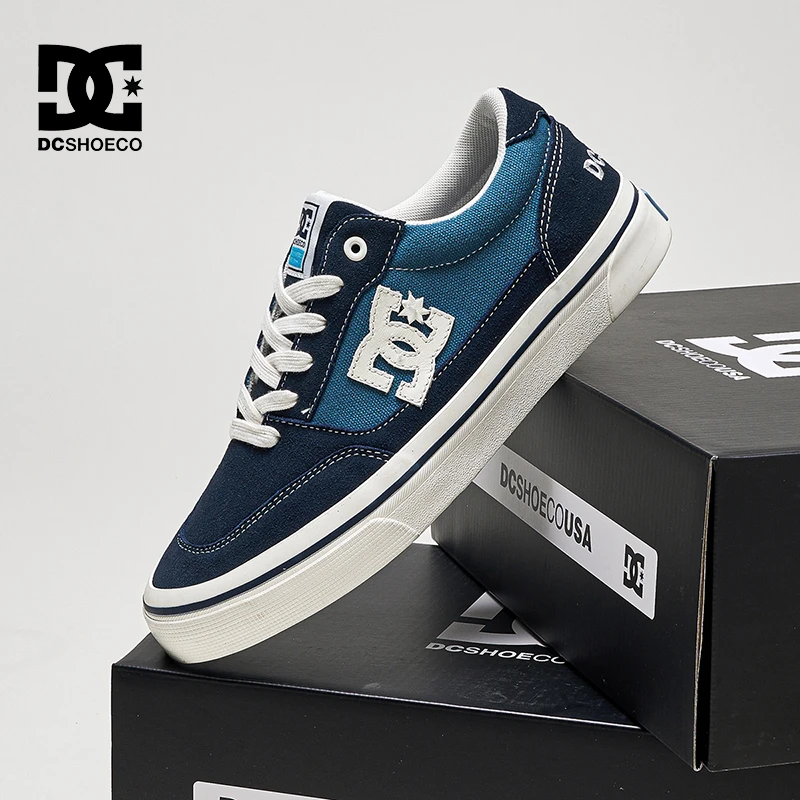 DCSHOES CANVAS CAS 秋季薄款透气帆布鞋复古休闲鞋百搭时尚男鞋