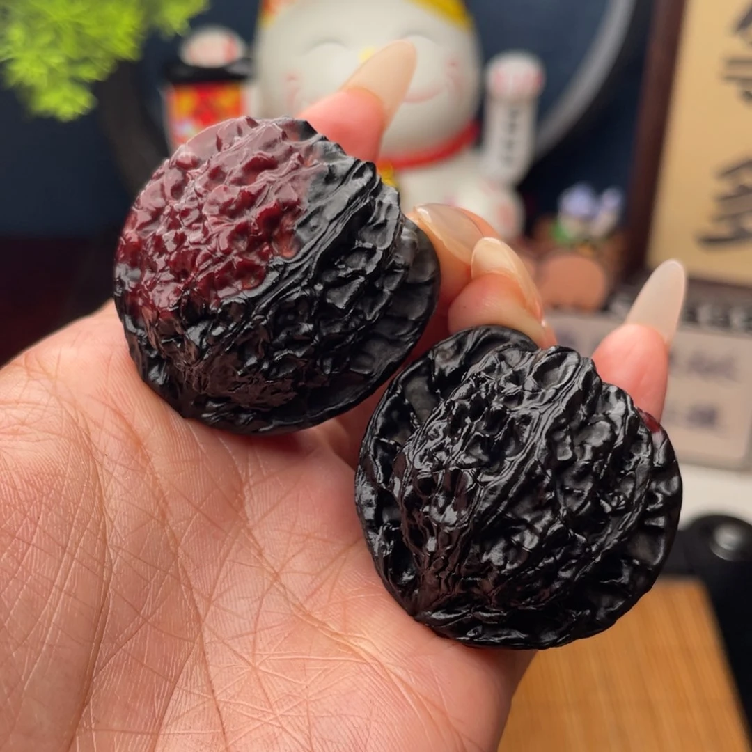 吊坠文玩核桃白狮子2