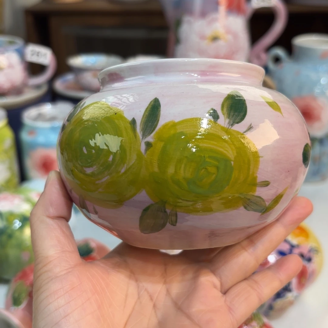 景德镇手绘高温釉下彩陶瓷茶具