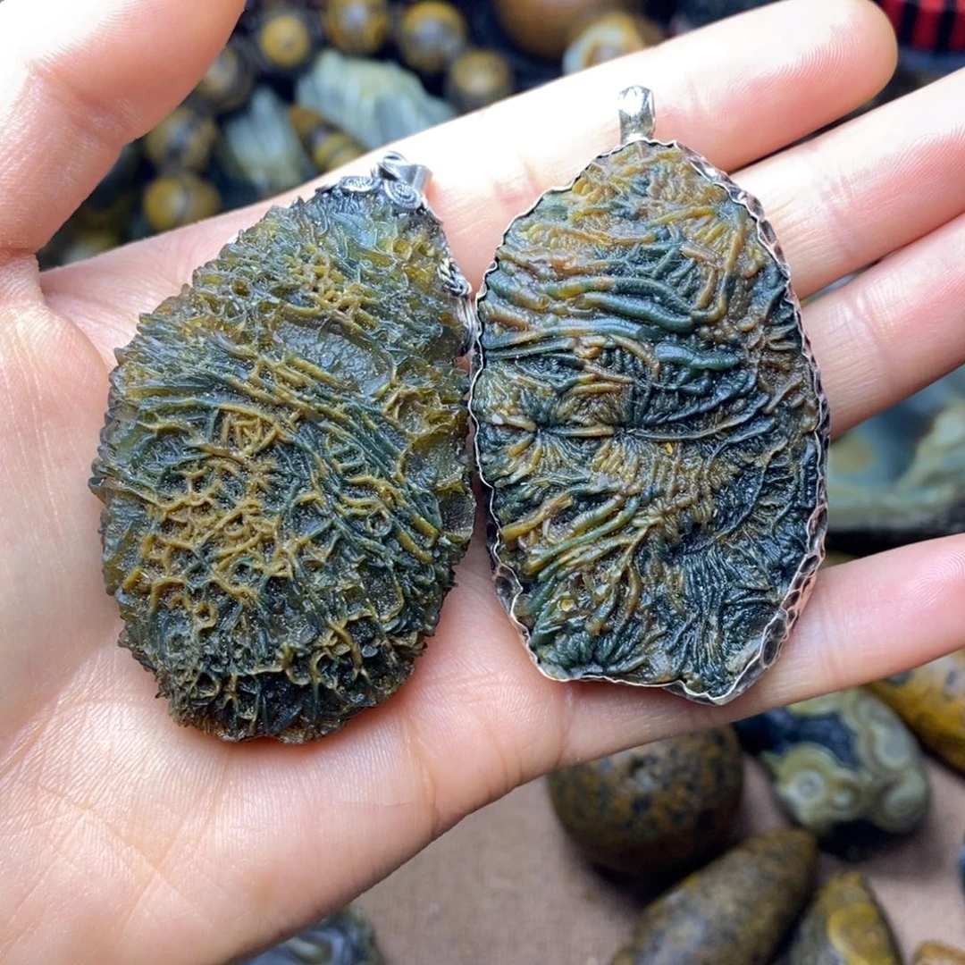 银S925蓝**卫小吊坠