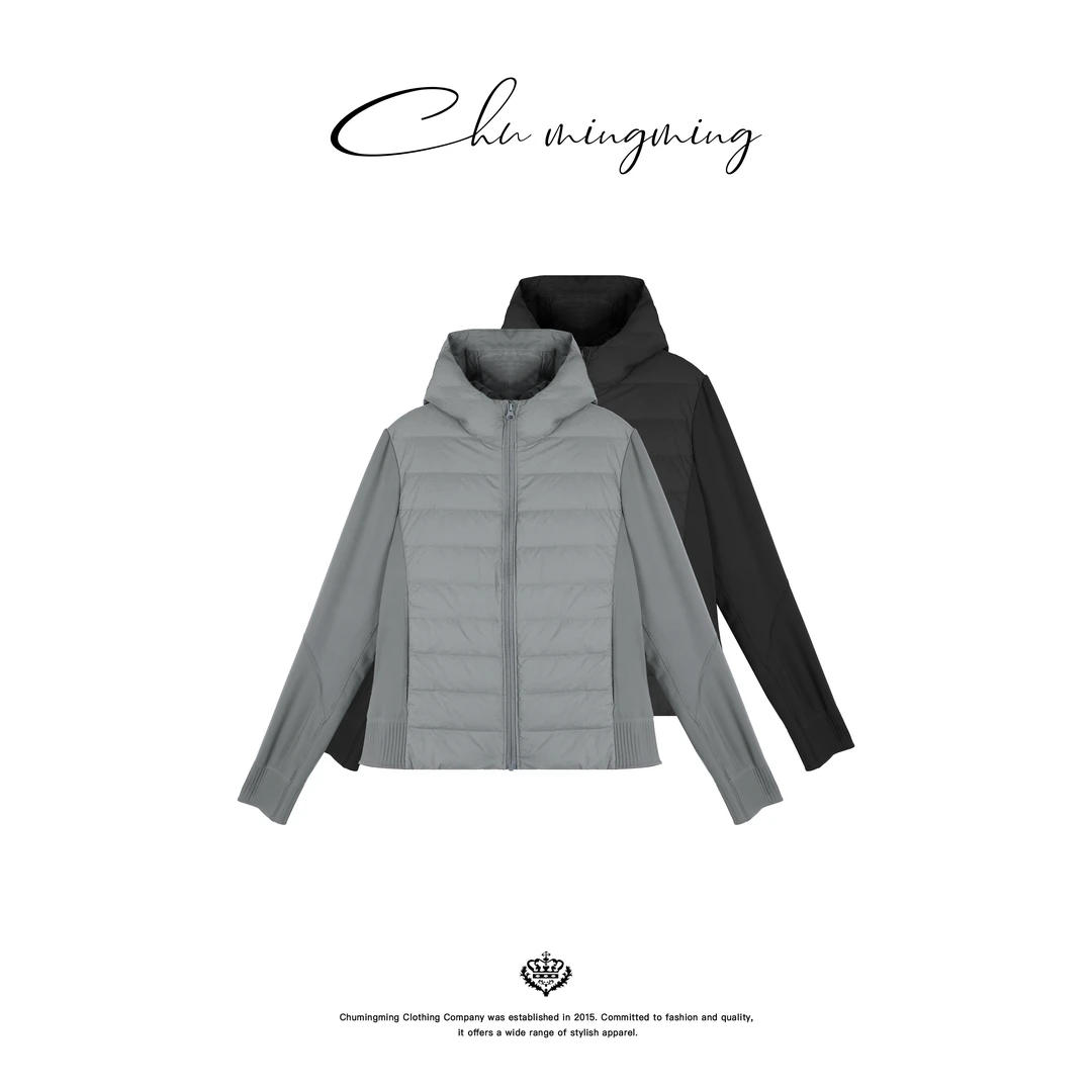 【CHUMINGMING】小排骨连帽羽绒服CD25125
