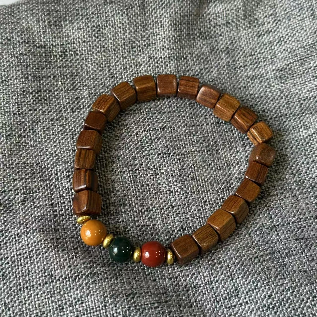 海南花梨方块珠卡7 507（无礼盒）