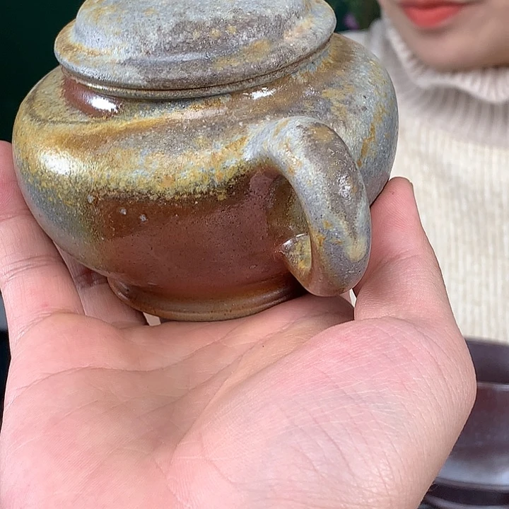 紫砂柴烧纯自然柴烧