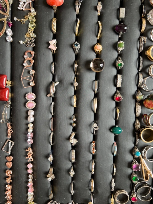 合金戒指 合金露露戒指手链耳饰中古创意饰品个性简约年代古风