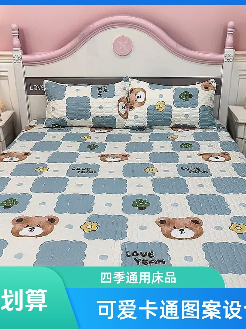 爆款同款枕套亲肤双面四季绗缝加棉加厚柔软舒适50*70规格不同