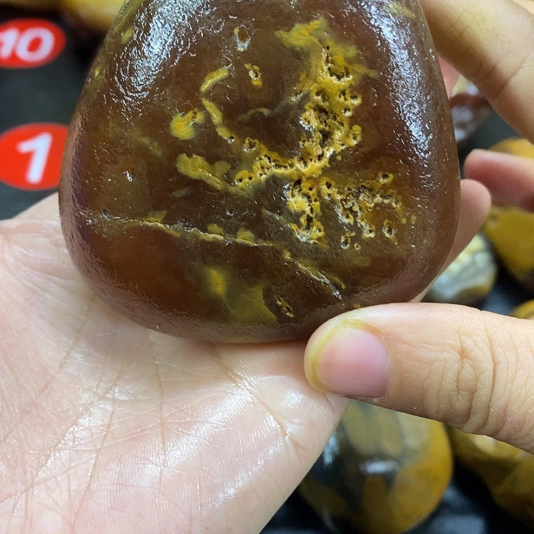 玛瑙/玉髓未镶嵌手把件