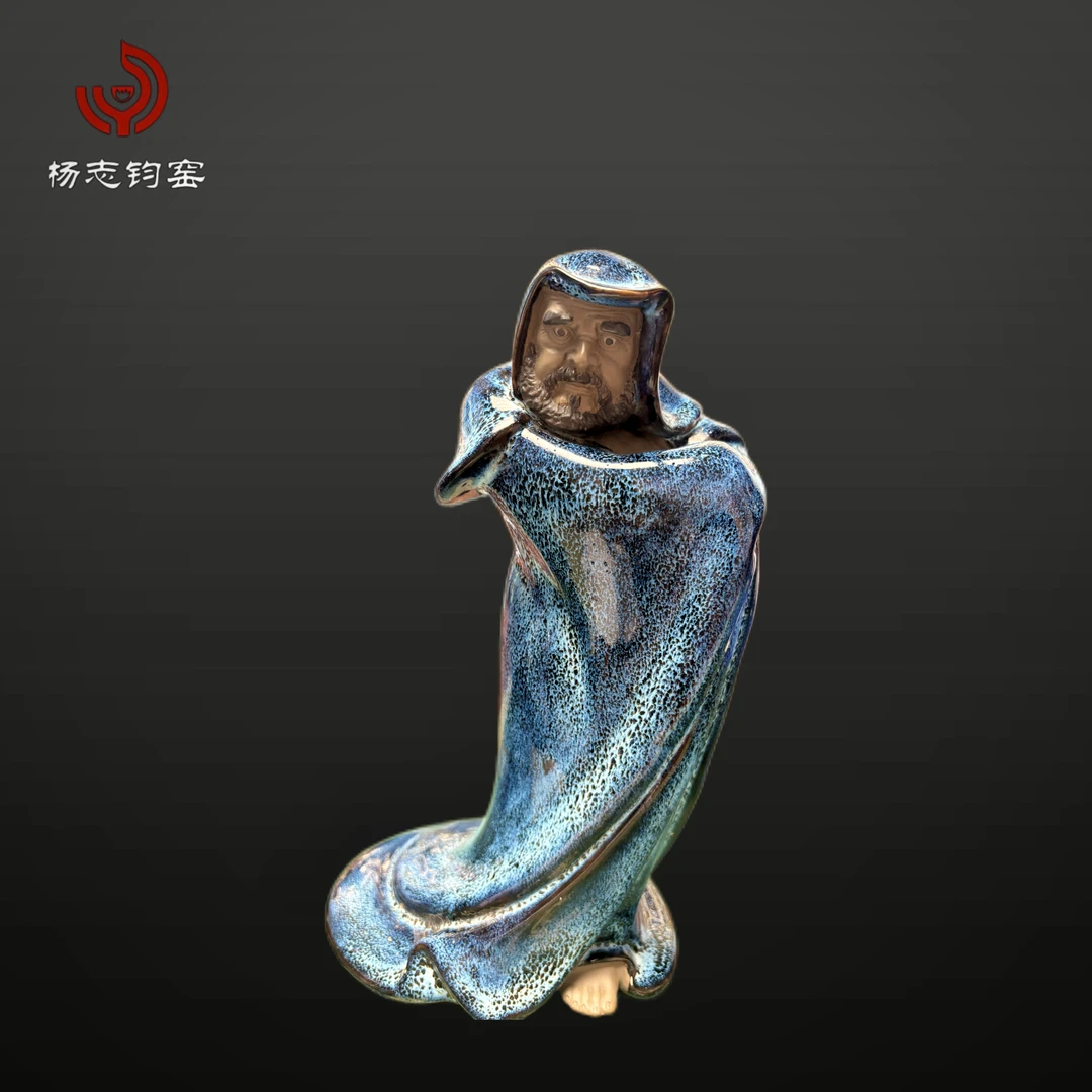 杨志钧窑《达摩》摆件