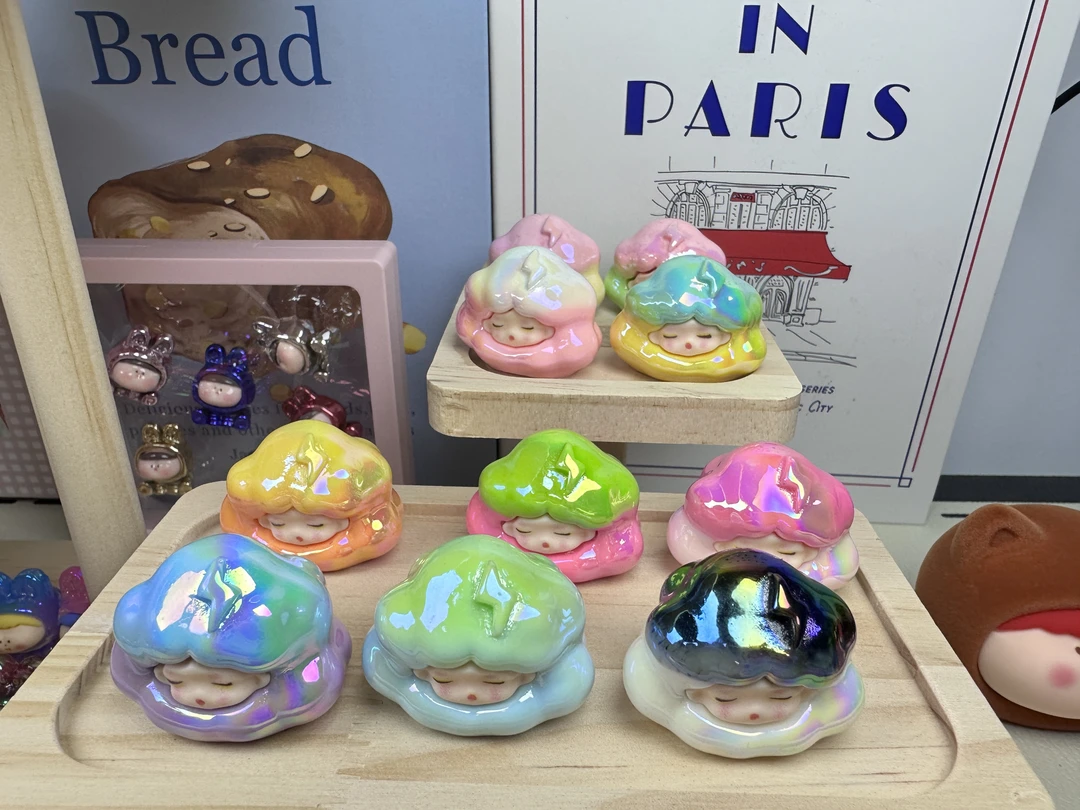 双色电镀夜光梦幻云朵树脂摆件