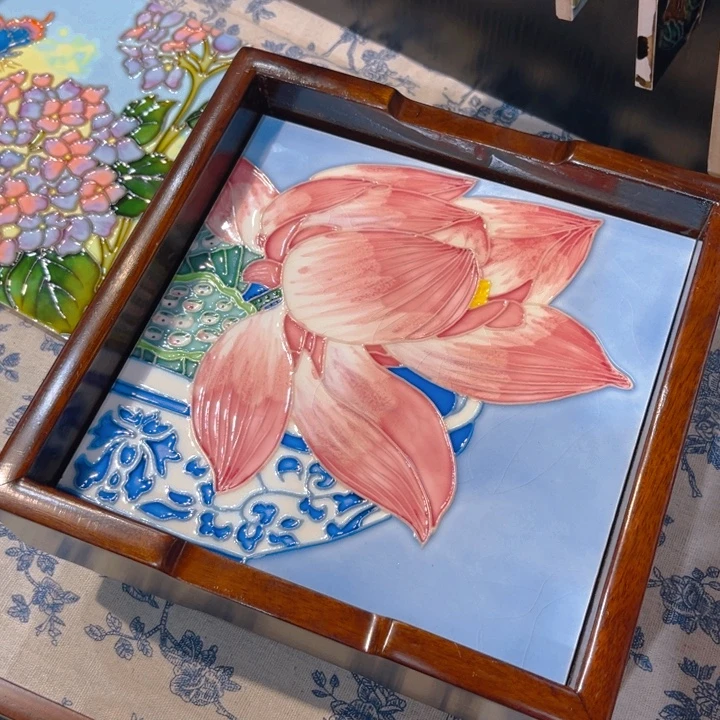 塑料瓷板画艺术作品