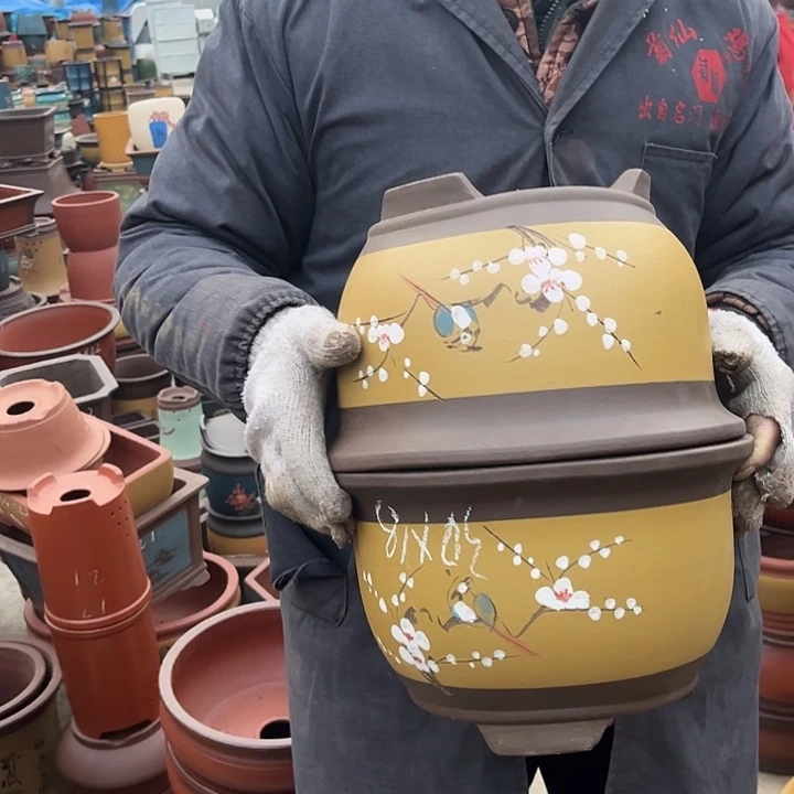 紫砂紫砂花盆是指利用