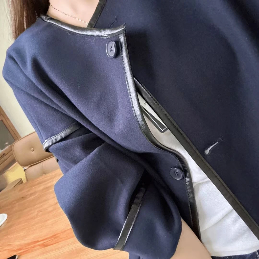 虎儿 4-1221日单拼皮大衣外套