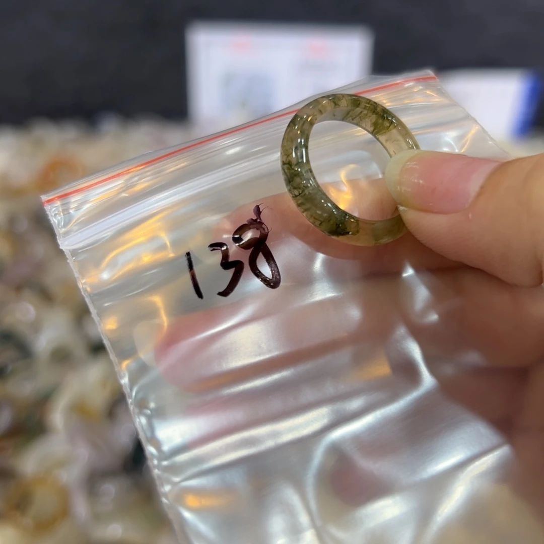 玛瑙/玉髓戒指合金138港17