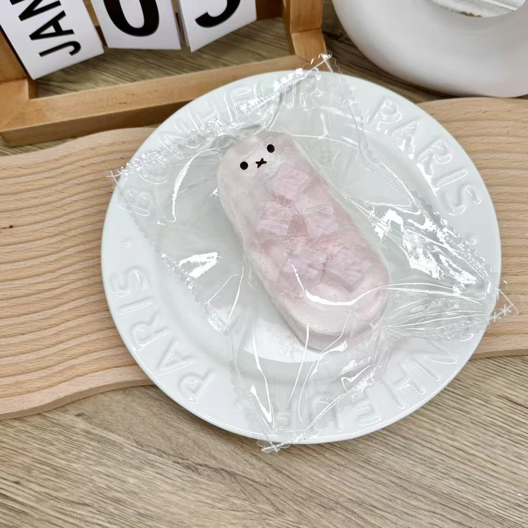 【草莓果冻米菲长条】硅胶捏捏乐解压玩具