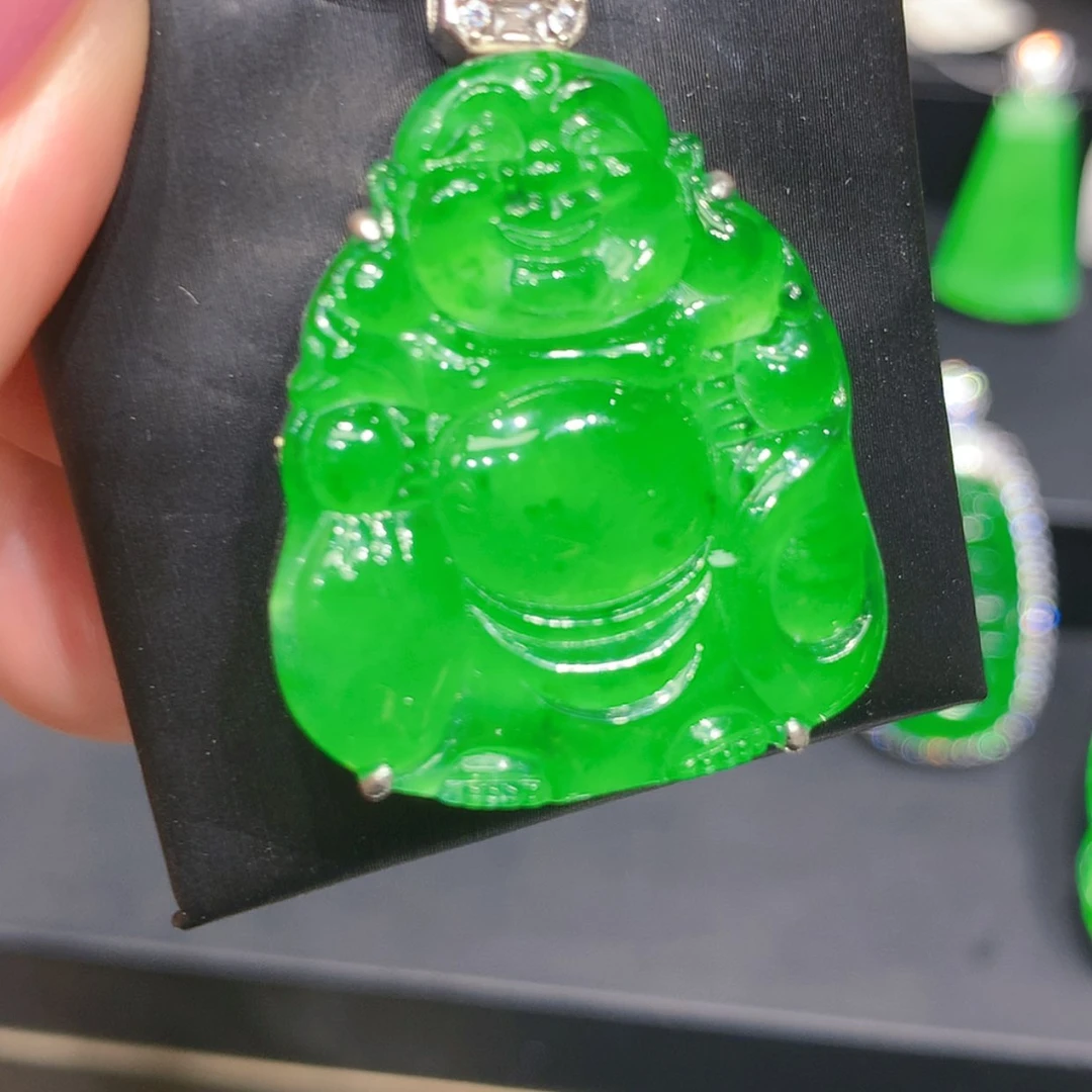 【闪购商品】颈饰银S925镶嵌翡翠柒姐