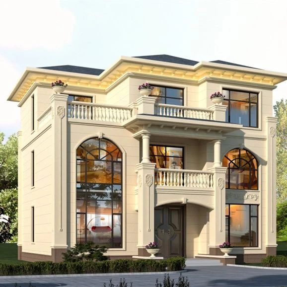 11x13.3米三层复式挑空别墅设计图纸全套施工图设计定制