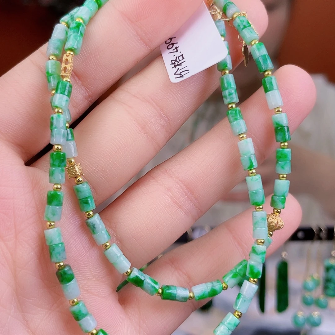 翡翠未镶嵌耳饰饰品