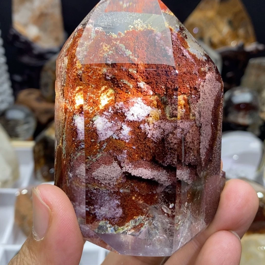 水晶未镶嵌车挂水晶