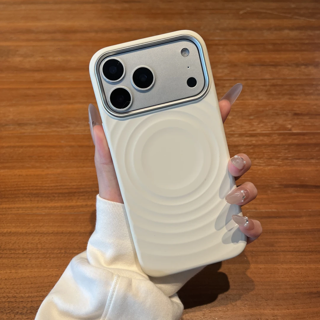 适用于苹果17promax手机壳iPhone大孔液态磁吸防摔网红同款保护套