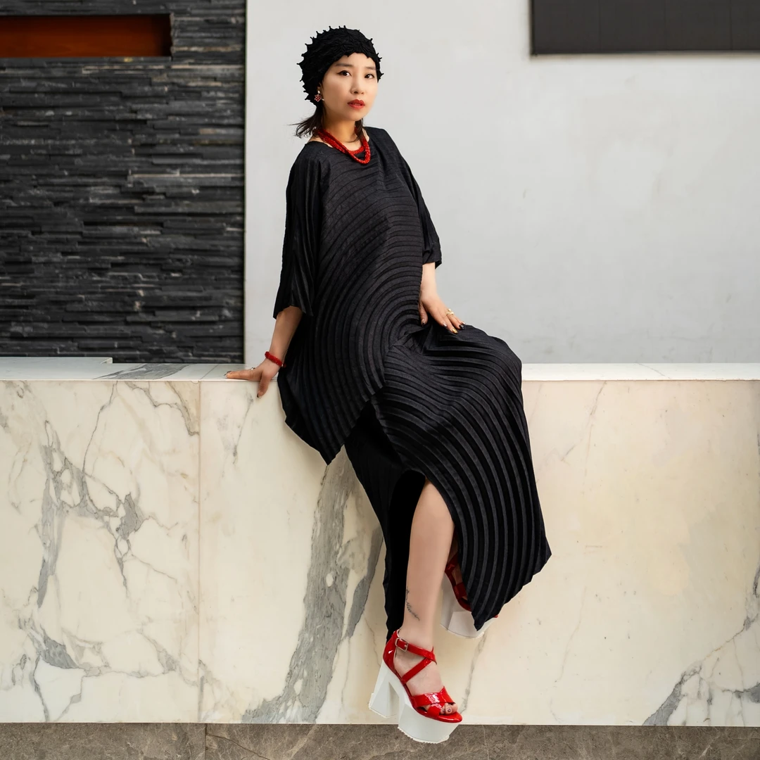 KING PING 原创设计高水台夏时尚性感时装真皮女士粗跟凉鞋X05202