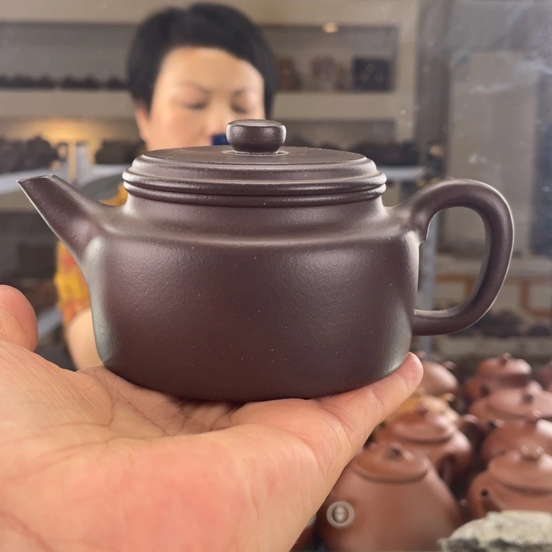 茶壶紫砂大水潭天青剑流徳钟180cc