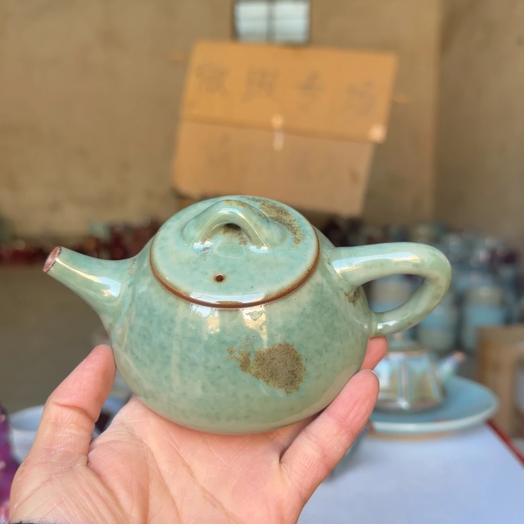 陶摆件郑家钧瓷摆件微瑕