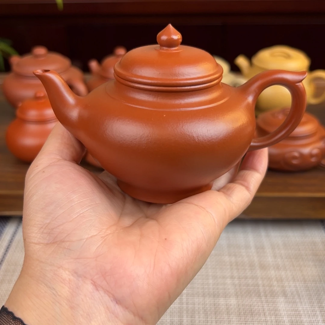 紫砂茶壶朱泥笑樱全手180cc