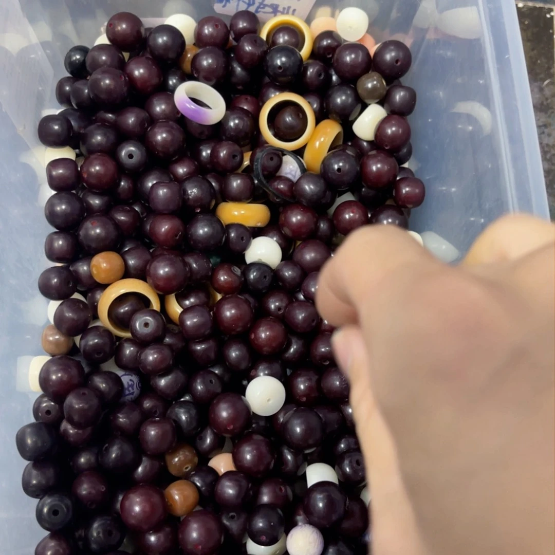 白玉菩提吊坠z 大小混溏心锅底/11-14mm/100颗