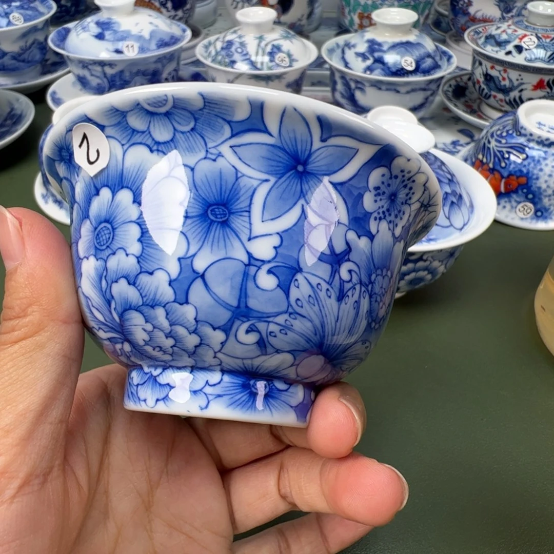 陶瓷景德镇纯手工纯手绘茶具木木2