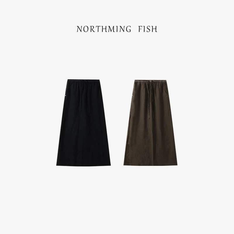 NorthMing fish「气场全开」100醋酸 丝滑细腻柔顺的醋酸半裙