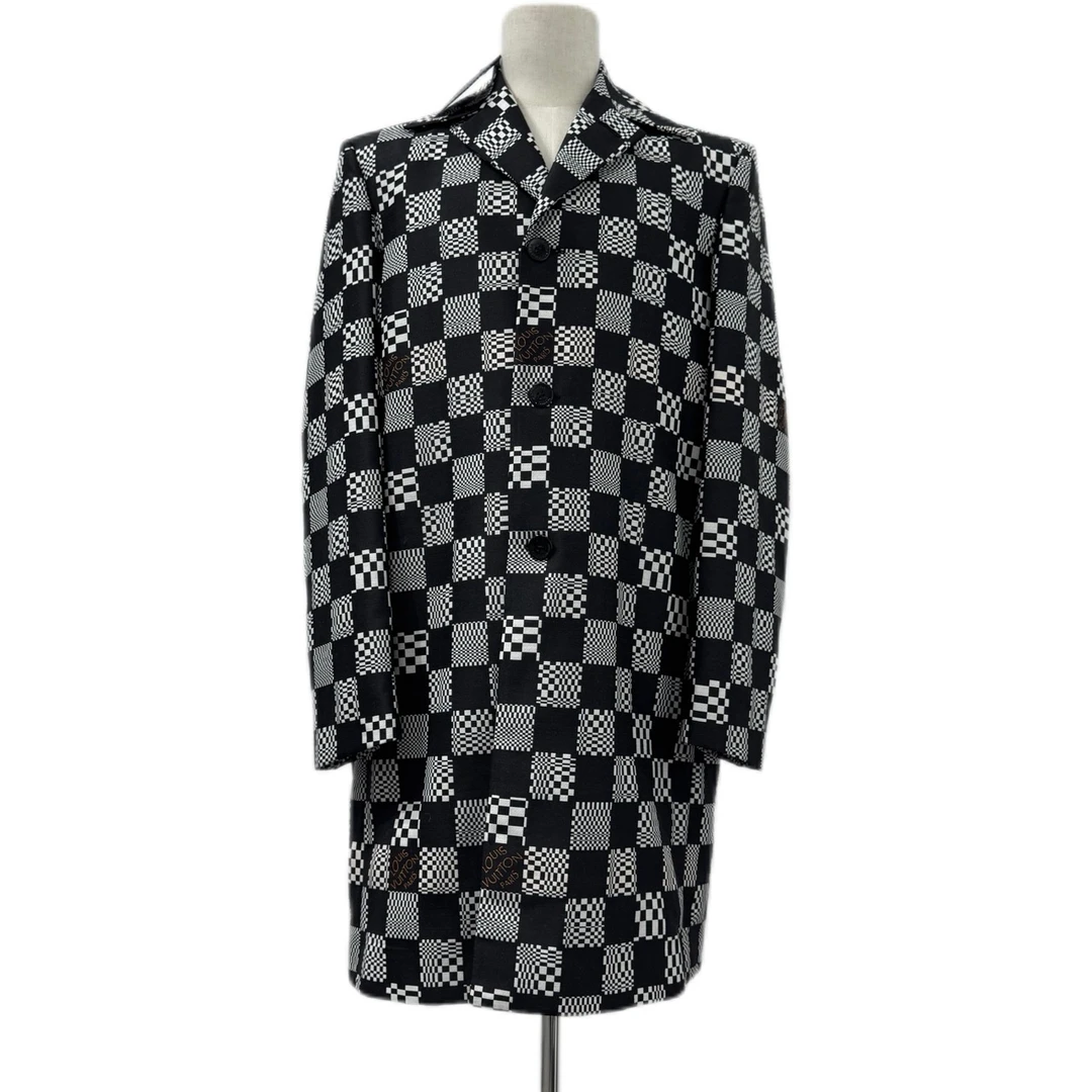 未使用 LouisVuitton/路易威登 棋盘格大衣